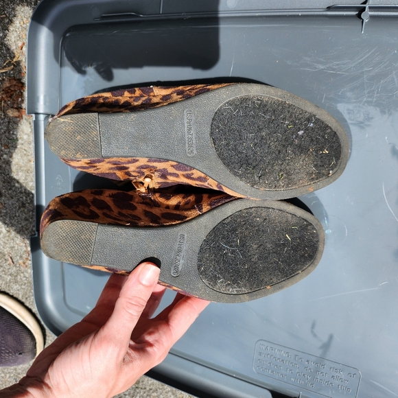 Rampage leopard print wedge booties women's 6 - Picture 4 of 6